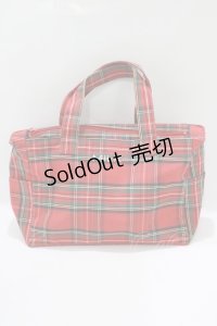 MILK / タータンチェックBAG  赤 H-25-07-08-1065-ML-BG-KB-ZH