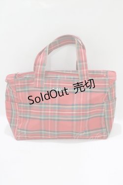 画像1: MILK / タータンチェックBAG  赤 H-25-07-08-1065-ML-BG-KB-ZH