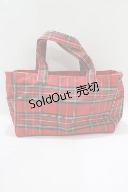 画像2: MILK / タータンチェックBAG  赤 H-25-07-08-1065-ML-BG-KB-ZH