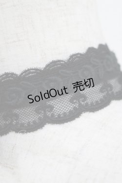 画像2: ATELIER PIERROT / ローズチョーカー  黒×赤 H-25-07-08-1070-EL-AC-KB-ZH