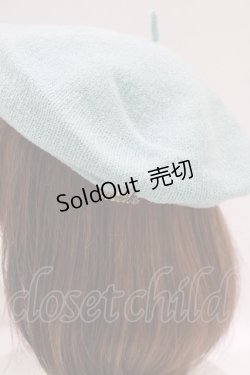 画像2: MILK / ロゴチャームベレー  サックス H-25-07-08-1075-ML-AC-KB-ZH