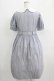 画像3: Jane Marple / Marine Stripeカットワークカラーのワンピース  サックス H-25-07-08-1008-JM-OP-KB-ZH (3)