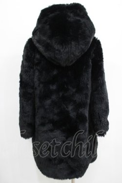 画像3: Candy Stripper / COTTON CANDY FUR COAT 2 ブラック H-25-07-08-1001-PU-CO-KB-ZT0710J