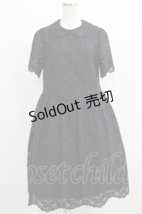 Jane Marple / カットワークレースワンピース  ブラック H-25-07-08-1009-JM-OP-KB-ZH