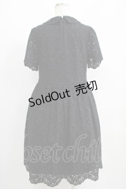 画像3: Jane Marple / カットワークレースワンピース  ブラック H-25-07-08-1009-JM-OP-KB-ZH