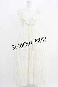 merry jenny / flower frillワンピース F イエロー H-25-07-08-1011-LO-OP-KB-ZH