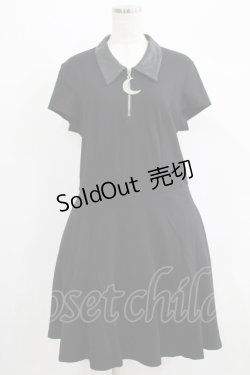 画像1: KILL STAR / MOONチャームワンピース XL 黒 H-25-07-08-1019-SL-OP-KB-ZH