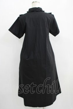 画像3: merry jenny / フリルシャツテントワンピース  ブラック H-25-07-08-1020-LO-OP-KB-ZH