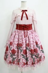 Angelic Pretty / Rebecca Leopardワンピース Free ピンク H-25-07-09-001-AP-OP-NS-ZH