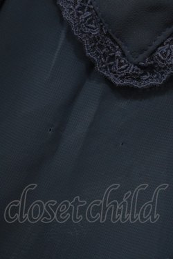 画像5: metamorphose / シフォンタックジャンパースカート Free ネイビー H-25-07-09-026-ME-OP-NS-ZH