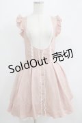 LIZ LISA / リボン刺繍ジャンスカ Free ピンク H-25-07-09-033-LO-OP-NS-ZH