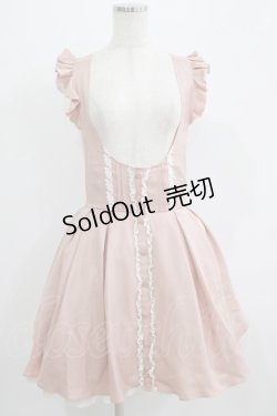 画像1: LIZ LISA / リボン刺繍ジャンスカ Free ピンク H-25-07-09-033-LO-OP-NS-ZH