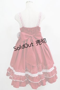 画像3: BABY,THE STARS SHINE BRIGHT / くみゃちゃんのHeart Sugar Decorationジャンパースカート Free エンジ H-25-07-09-003-BA-OP-NS-ZH