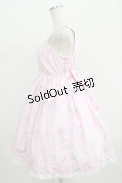 画像2: Angelic Pretty / オリジナルプリントジャンパースカートセット Free ピンク H-25-07-09-004-AP-OP-NS-ZH