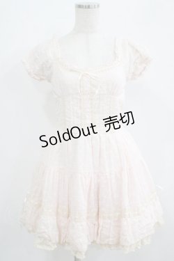 画像1: LIZ LISA / 花柄レースワンピース Free ピンク H-25-07-09-039-LO-OP-NS-ZH