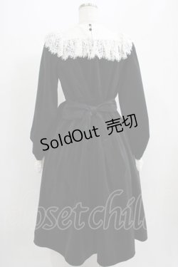 画像3: axes femme kawaii / ベロアワンピース M ブラック H-25-07-09-041-AX-OP-NS-ZH