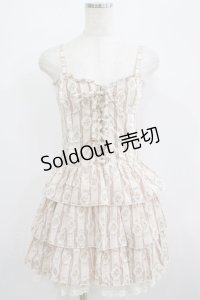 LIZ LISA / ブーケストライプフリルワンピース Free 生成り H-25-07-09-045-LO-OP-NS-ZH