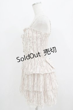 画像2: LIZ LISA / ブーケストライプフリルワンピース Free 生成り H-25-07-09-045-LO-OP-NS-ZH