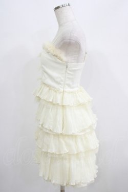 画像2: LIZ LISA / プリーツフリルワンピース Free 生成り H-25-07-09-049-LO-OP-NS-ZH
