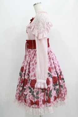 画像2: Angelic Pretty / Rebecca Leopardワンピース Free ピンク H-25-07-09-001-AP-OP-NS-ZH