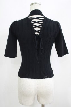 画像3: EATME / 2WAYパフスリーブニットTOP Free ブラック H-25-07-09-058-LO-TO-NS-ZH