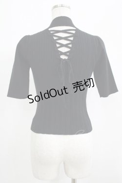 画像3: EATME / 2WAYパフスリーブニットTOP Free ブラック H-25-07-09-058-LO-TO-NS-ZH