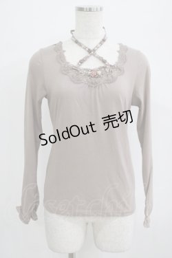 画像1: axes femme / ローズガーデンプルオーバー M ブラウン H-25-07-09-064-AX-TO-NS-ZH