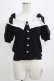 画像1: mille fille closet by LODISPOTTO / 肩リボンオフショルトップス M ブラック H-25-07-09-068-LO-TO-NS-ZH (1)