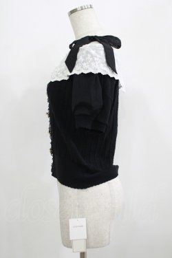画像2: mille fille closet by LODISPOTTO / 肩リボンオフショルトップス M ブラック H-25-07-09-068-LO-TO-NS-ZH