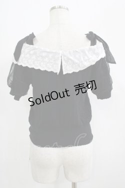 画像3: mille fille closet by LODISPOTTO / 肩リボンオフショルトップス M ブラック H-25-07-09-068-LO-TO-NS-ZH