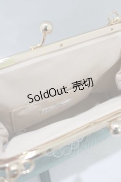 画像4: axes femme POETIQUE / 刺繍がま口ベロアポシェット  ミント H-25-07-09-069-AX-BG-NS-ZH