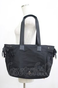 m petit by misako / サイドリボン付きトートバッグ  ブラック H-25-07-09-070-LO-BG-NS-ZH