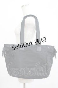 m petit by misako / サイドリボン付きトートバッグ  ブラック H-25-07-09-070-LO-BG-NS-ZH