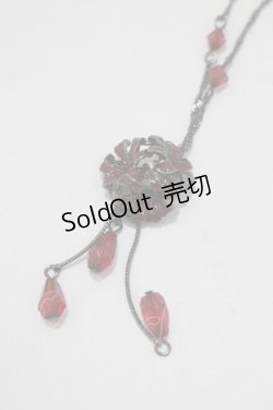 画像1: axes femme / 彼岸花モチーフネックレス  シルバー H-25-07-09-074-AX-AC-NS-ZH
