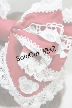 画像2: BABY,THE STARS SHINE BRIGHT / くみゃちゃんのHeart Sugar Decorationカチューシャ  エンジ H-25-07-09-075-BA-AC-NS-ZH