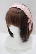 m petit by misako / TT*AMレースカチューシャ  ピンク H-25-07-09-076-LO-AC-NS-ZH
