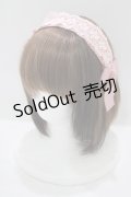 m petit by misako / TT*AMレースカチューシャ  ピンク H-25-07-09-076-LO-AC-NS-ZH