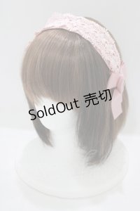 m petit by misako / TT*AMレースカチューシャ  ピンク H-25-07-09-076-LO-AC-NS-ZH
