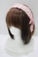 画像1: m petit by misako / TT*AMレースカチューシャ  ピンク H-25-07-09-076-LO-AC-NS-ZH (1)