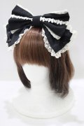 Angelic Pretty / リボンレースカチューシャ  ブラック H-25-07-09-078-AP-AC-NS-ZH