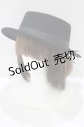 m petit by misako / サンリオキャラクターズコラボ クロミ カンカン帽  ブラック H-25-07-09-079-LO-AC-NS-ZH