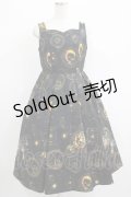 axes femme NOSTALGIE / タロット柄ワンピース Free ブラック H-25-07-09-011-AX-OP-NS-ZH