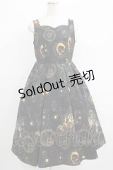 axes femme NOSTALGIE / タロット柄ワンピース Free ブラック H-25-07-09-011-AX-OP-NS-ZH