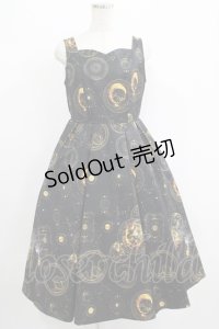 axes femme NOSTALGIE / タロット柄ワンピース Free ブラック H-25-07-09-011-AX-OP-NS-ZH
