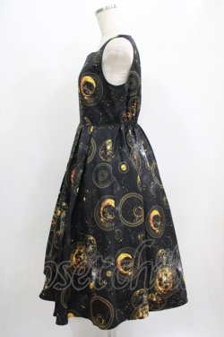 画像2: axes femme NOSTALGIE / タロット柄ワンピース Free ブラック H-25-07-09-011-AX-OP-NS-ZH