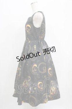 画像2: axes femme NOSTALGIE / タロット柄ワンピース Free ブラック H-25-07-09-011-AX-OP-NS-ZH