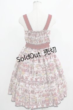 画像3: axes femme POETIQUE / ミッキー＆ミニー総柄ワンピース M アカ H-25-07-09-013-AX-OP-NS-ZH