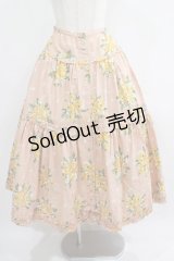 PINK HOUSE / たんぽぽブーケスカート Free ピンク H-25-07-09-015-LO-SK-NS-ZH