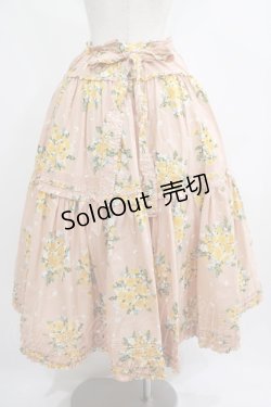 画像3: PINK HOUSE / たんぽぽブーケスカート Free ピンク H-25-07-09-015-LO-SK-NS-ZH
