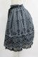 画像2: axes femme / 花フロッキープリントスカート M グレー H-25-07-09-017-AX-SK-NS-ZH (2)